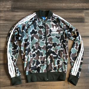Adidas originals camouflage track jacket